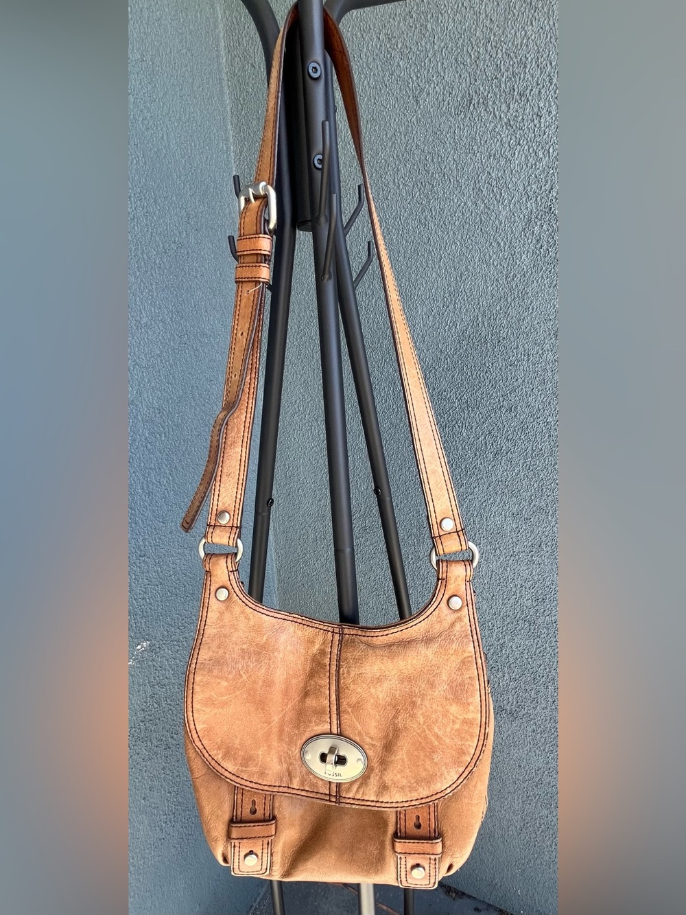 Brown Leather Fossil Purse
